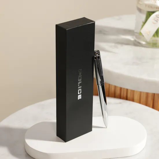 Police Silver Ballpoint Men’s Pen | Amour Flowers