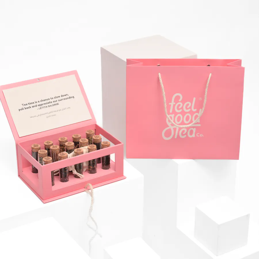 Feel Good Tea | Pink Discovery Box  3
