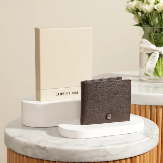 Cerruti 1881 Brown Leather Men’s Wallet | Urban Elegance Flowers