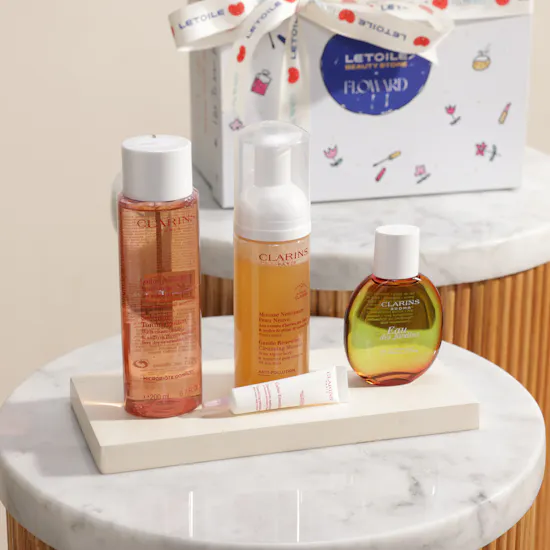 Floward x LETOILE Clarins Skin Care Set