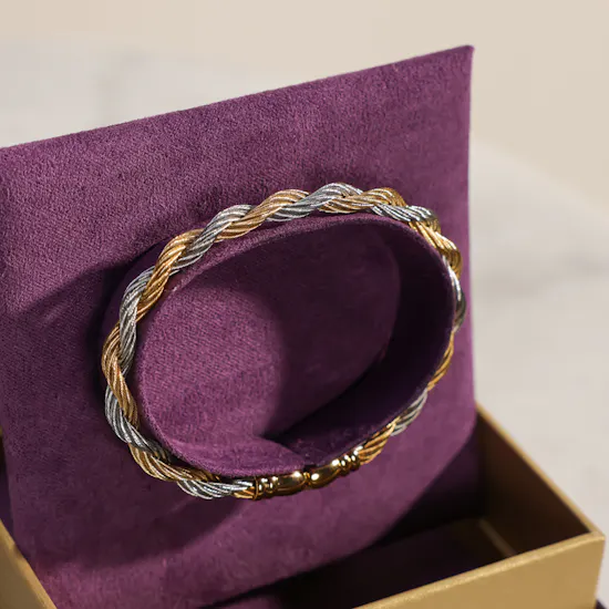 Charriol Love Twist Bangle