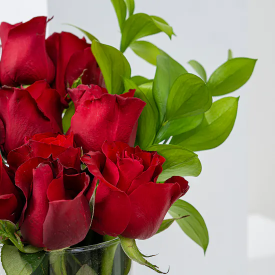Heartfelt Roses | Cylinder Vase