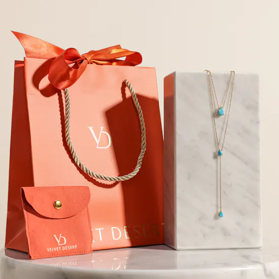 Velvet Desert Turquoise Capri Layered Necklace
