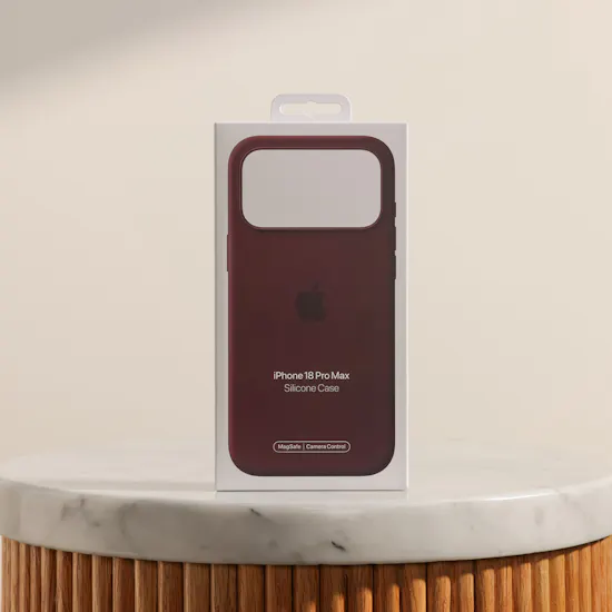 Apple iPhone 18 Pro Max Burgundy Silicone with MagSafe Mobile Case