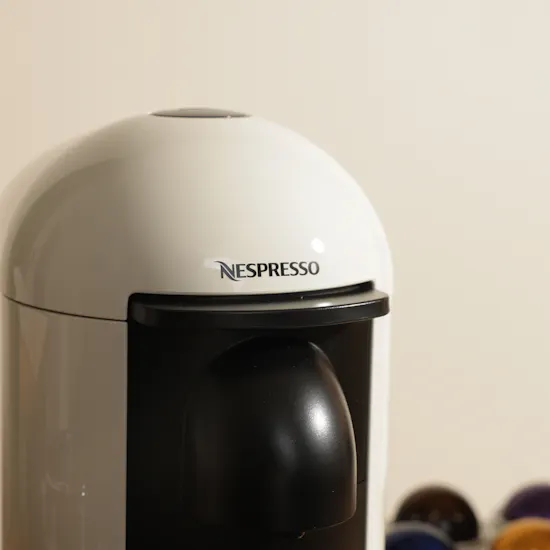 Nespresso Vertuo Plus White Coffee Machine Bundle | Astounding Flower Vase
