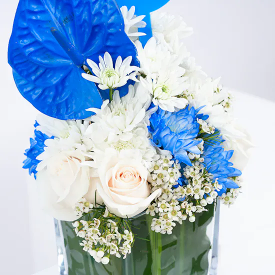 Baby Boy Reception Vases