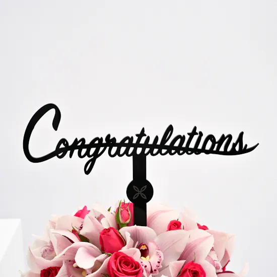graduation happiness vase