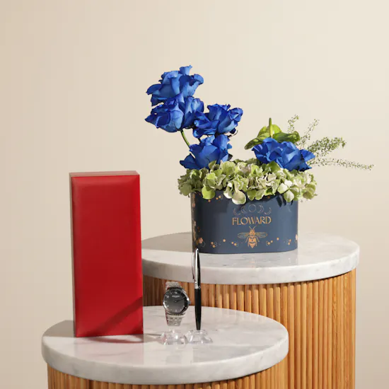 Pierre Cardin Watch & Pen Set | Unique Flowers