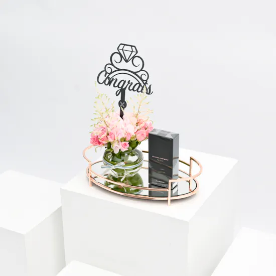 Narciso Rodriguez For Her with Wedding Blooms Vase