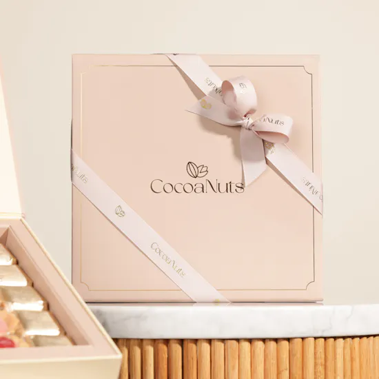 CocoaNuts Chocolate Pink Box