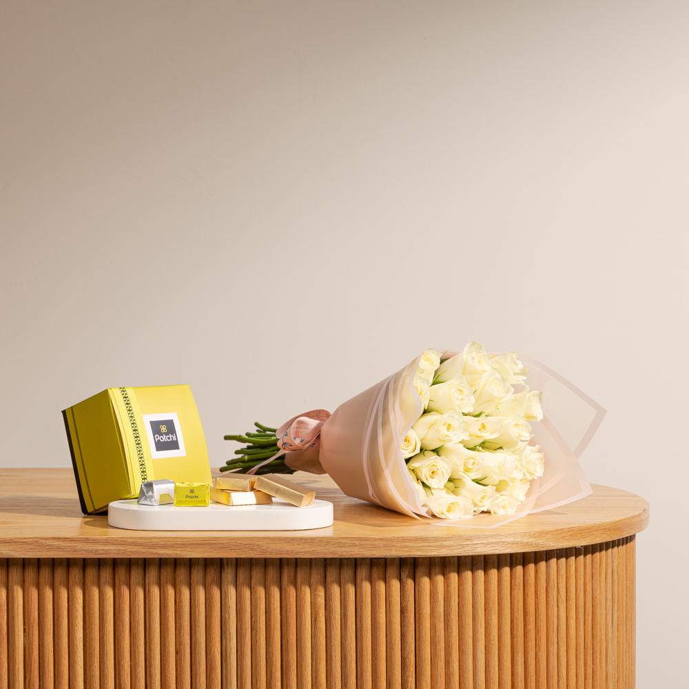 صندوق شوكولاته متنوعه من باتشي | باقه الاناقه