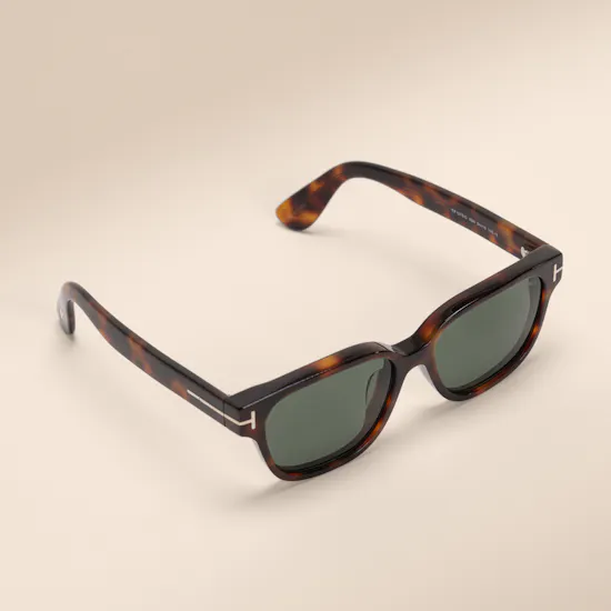 Tom Ford Icon Square Tortoise Unisex Sunglasses