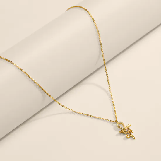 Arsty Ankh Zircon Stone Necklace