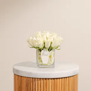 White Flowers Vase White Flowers Vase