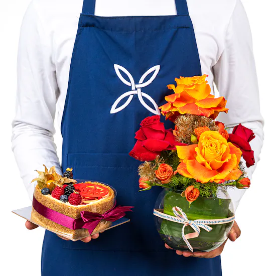 Cheese Cloud I Love You Cheesecake | Roses Vase