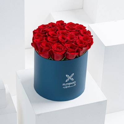 25  Red Roses | Unique Box