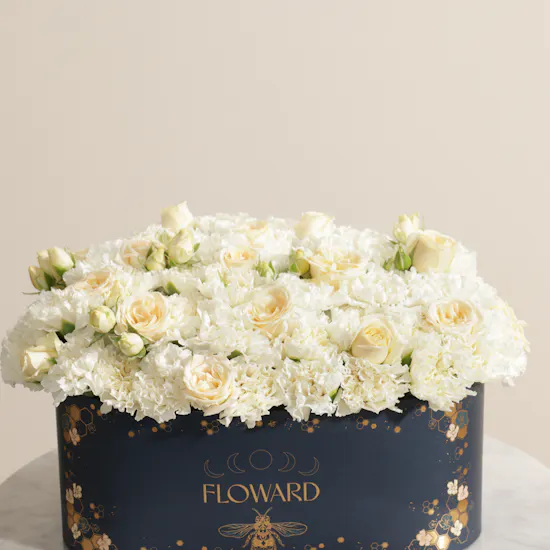 Golden Petal Flower Box
