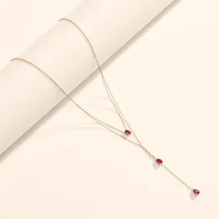Siran By Iram Double Layered Gold Necklace Siran By Iram Double Layered Gold Necklace