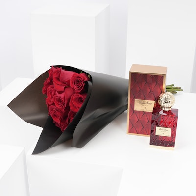 12 Red Roses | Ibrahim Alqurashi Balase Rose EDP