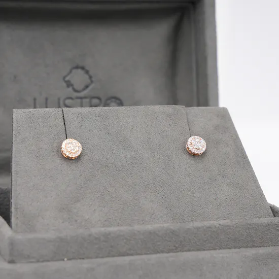 Lustro Stellarosa Gold Earrings