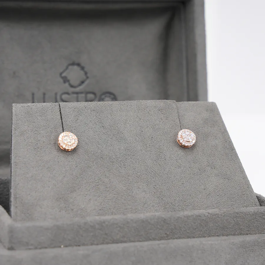 Lustro Stellarosa Gold Earrings 1