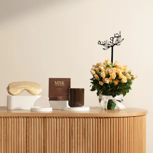 Msk Dream and Glow Trio Women Set | Get Well Soon Flowers Vase