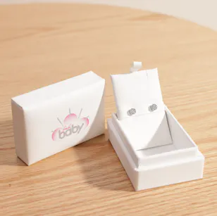 Baby Fitaihi Baby Solitaire Diamond Earrings
