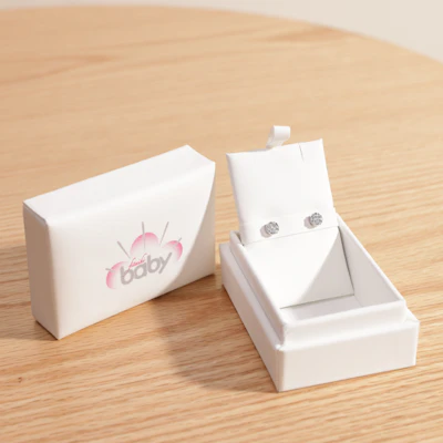 Baby Fitaihi Baby Solitaire Diamond Earrings Baby Fitaihi Baby Solitaire Diamond Earrings