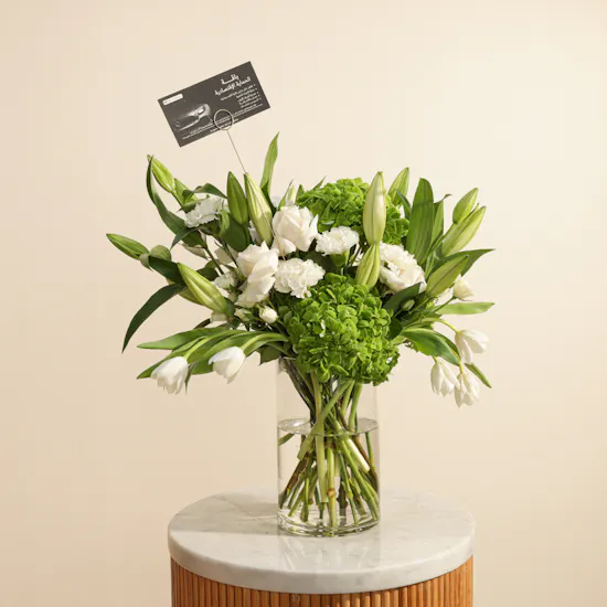 Auto Art Car Economic Protection Package Gift Voucher | Blushing Flowers Vase