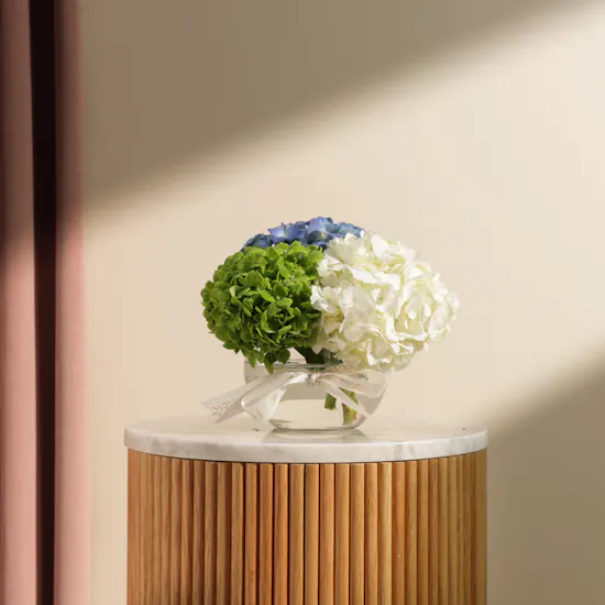 Refreshing Hydrangea Vase