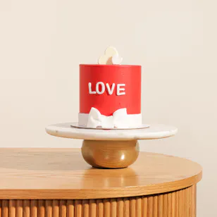 Sweetylicious White Heart Love Cake