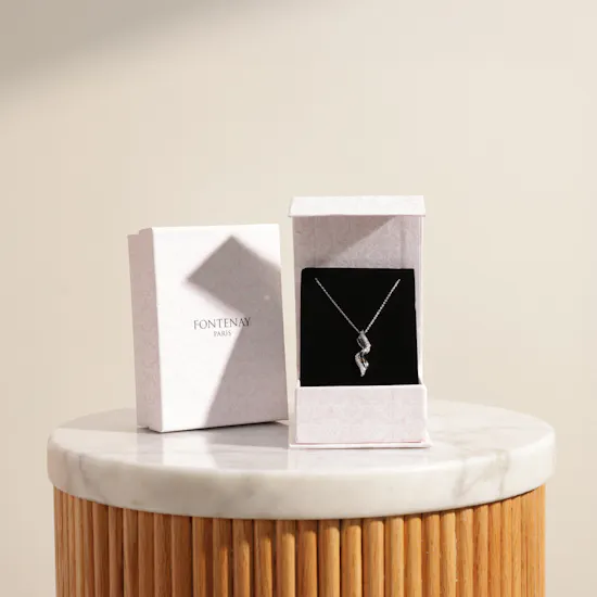 Fontenay Paris Silver with Zirconia Women's Necklace
