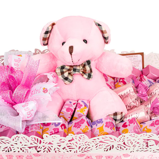 Fuala Baby Girl Chocolate | Pink Blooms