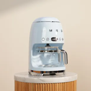 Smeg 50's Style Drip Filter Pastel Blue Coffee Machine