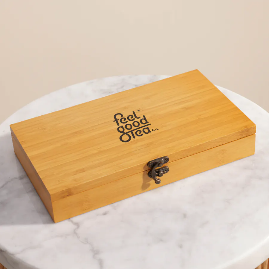 Feel Good Tea Wooden Box  6