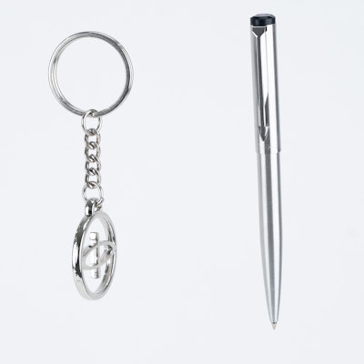 Parker SS Vector CT Ball Pen with Keychain