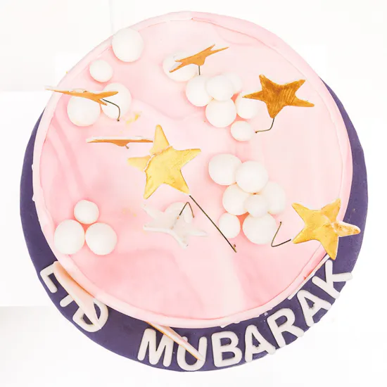 Floward Eid Chocolate Cake | Baby Roses