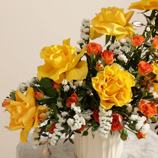 Sunlit Dream Flower Vase