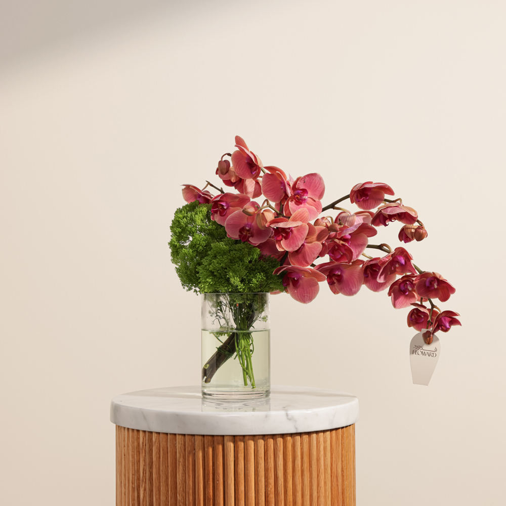 Sunset Serenity Flower Vase