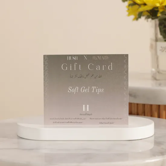 Hush Spa Soft Gel Tips Women's Gift Voucher | Unforgettable Memory Flower Vase