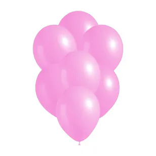 10 Chrome Balloons | Pink