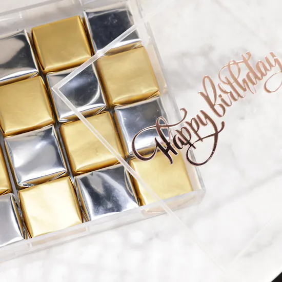 Ghazl Chocolatier Happy Birthday Chocolate Box