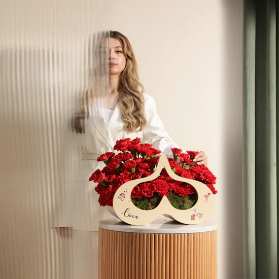 Radiant Romance Flowers Arrangement