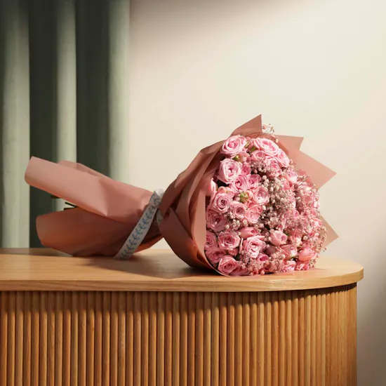 Pinkie Flowers | Pink Wrap
