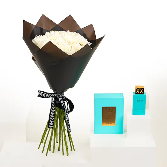 Swiss Arabian Shaghaf Oud Tonka EDP | White Chrysanthemum