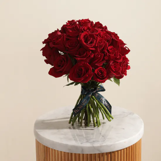 Heartfelt 25 Red Roses Bouquet ♡
