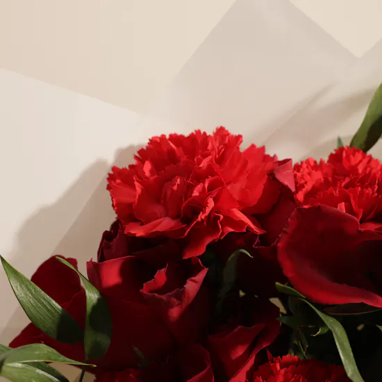 Crimson Promise Flower Bouquet