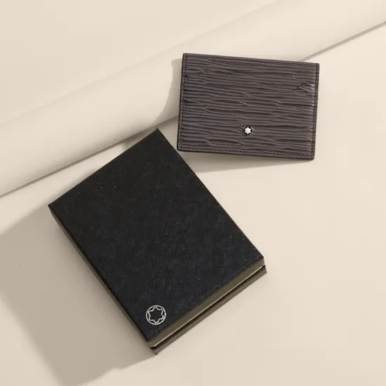 Montblanc Warm Grey Card Holder