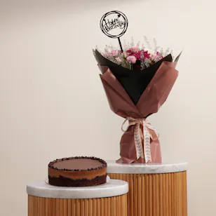 Floward Chocolate Mousse Cake | Birthday Flowers Floward Chocolate Mousse Cake | Birthday Flowers