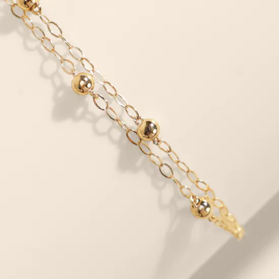 Miss L' by L'azurde Round Chain Women's Bracelet